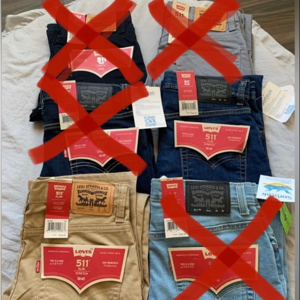 NWT 2/25$ Levis Slim Fit Jeans bundle